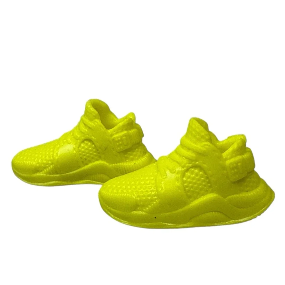 Barbie Doll Mattel Yellow Sneakers Extra Fashionistas Tennis Shoes Modern Shoes